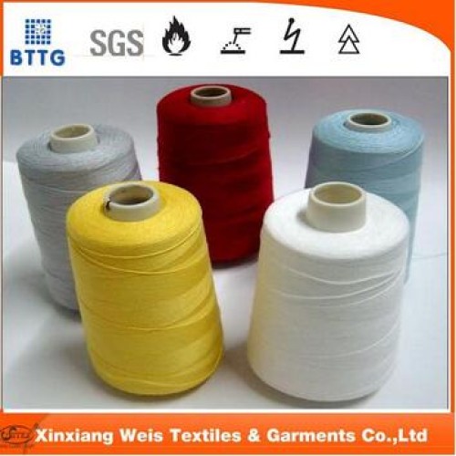 Manufacture aramid fire resistant clothing sewing thread